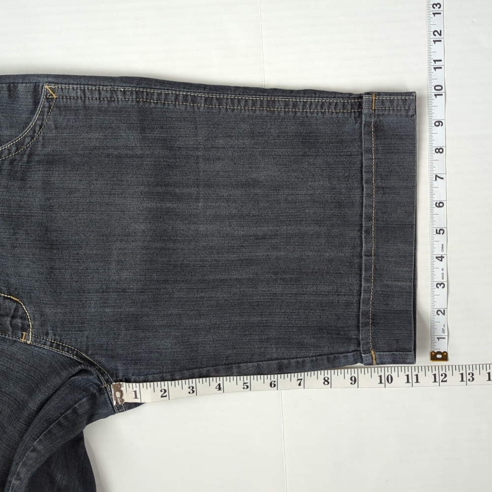 Baccini Bermuda Jean Shorts 10P Blue Pockets - Picture 14 of 14